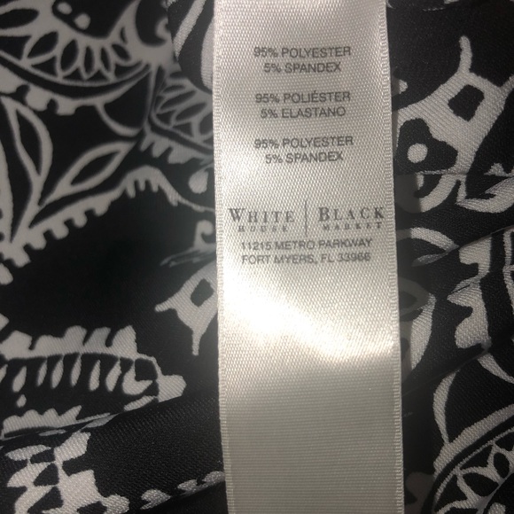 White House Black Market | Scroll Print Dress - Picture 7 of 8